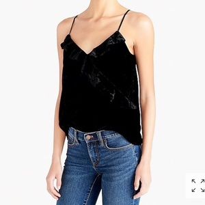 Brand new Jcrew velvet tank top